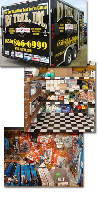 RV Trax Trailer and Tools